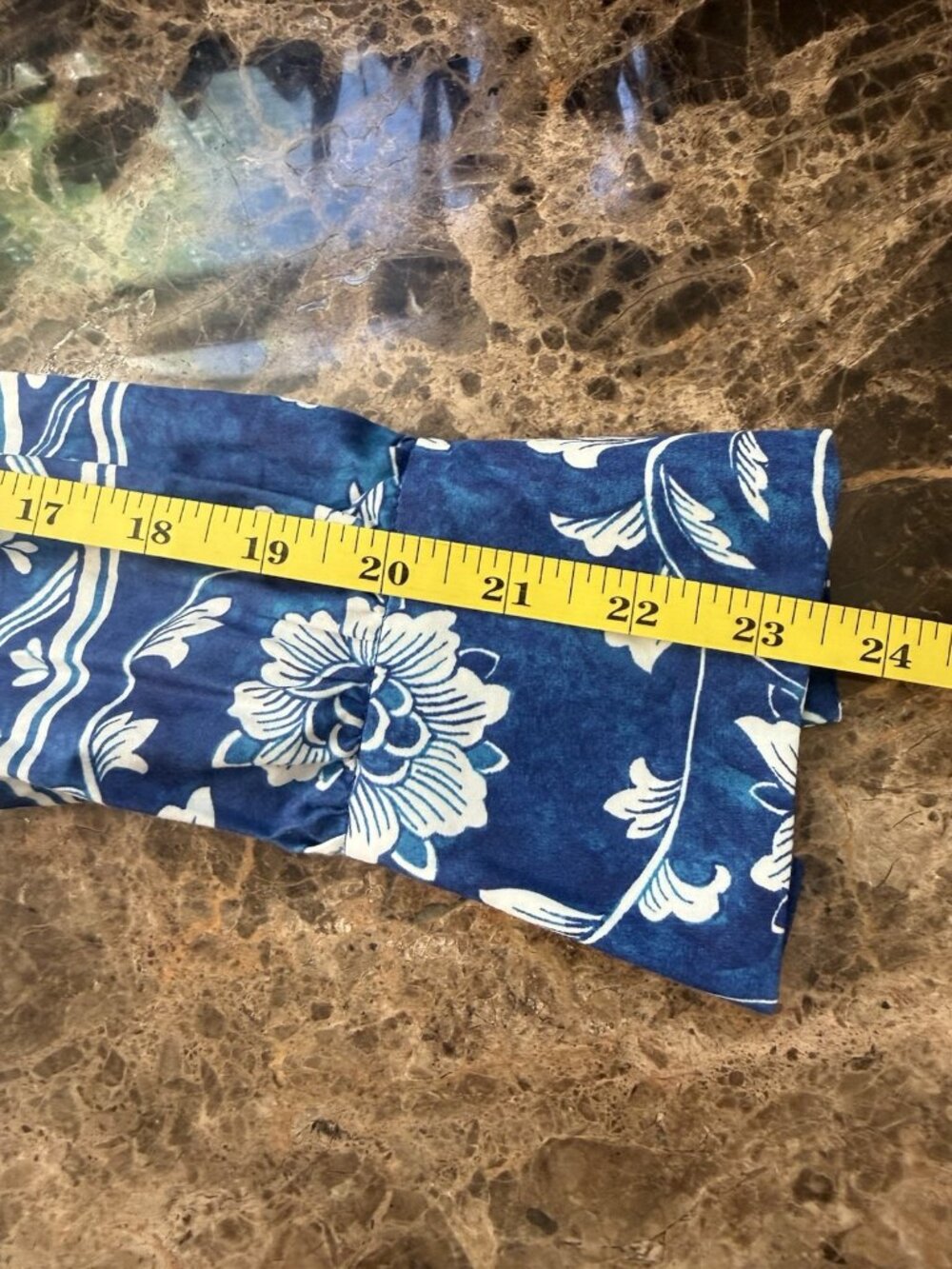 ANTHROPOLOGIE Women’s Size XS Long Sleeve Button Front Dress Blue White Cotton - Picture 6 of 11